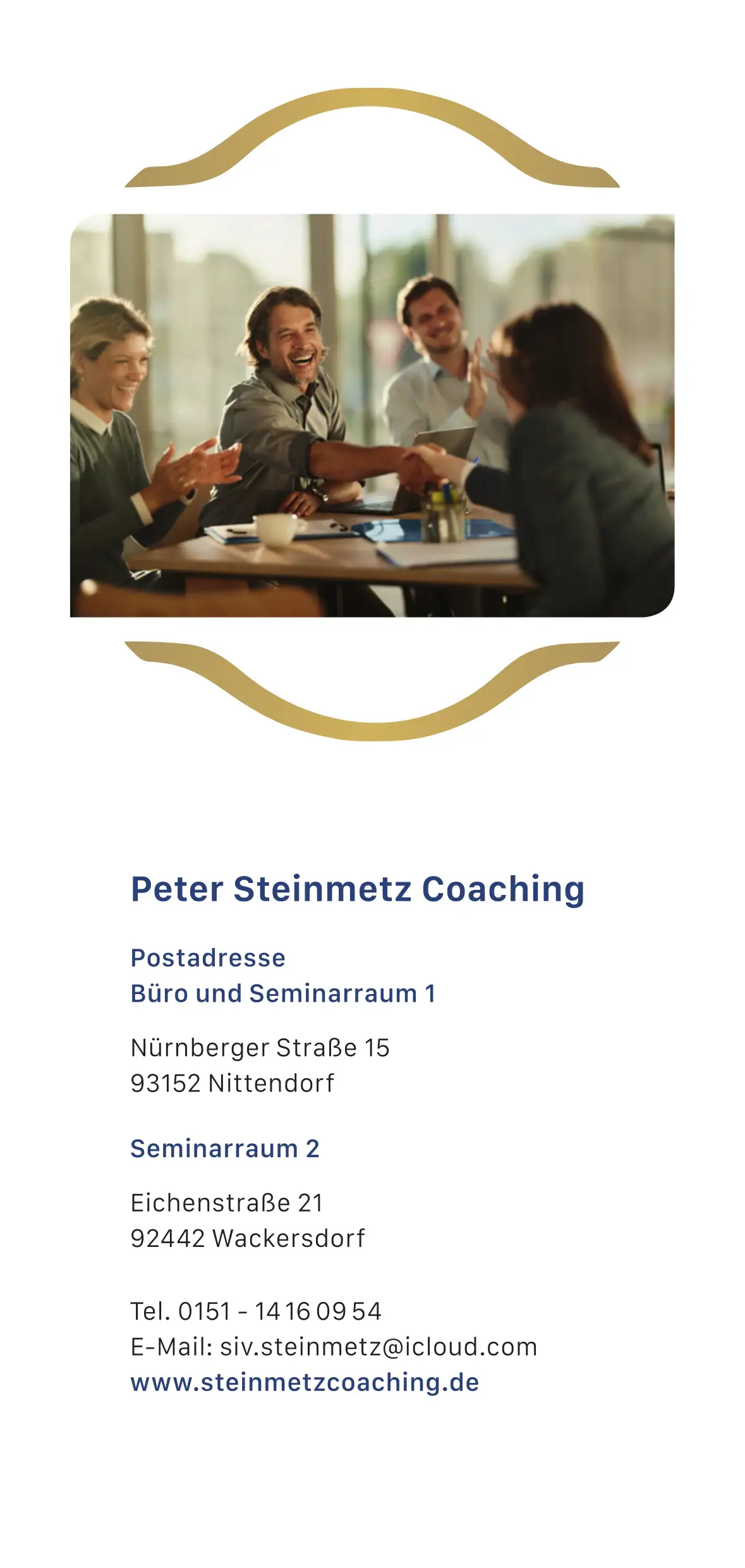 Coaching-Informationen Peter Steinmetz, Faltblatt Seite 6